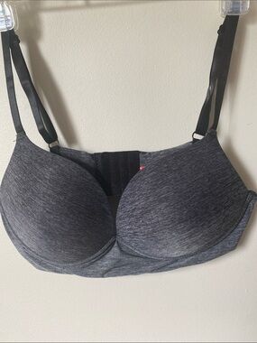 Everyday Molded Cup Bra in Heather Charcoal Gray